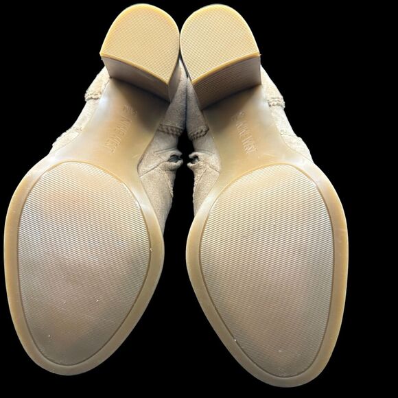 Nine West Women’s Leather Quicksand Ankle Boots Tan Size 5.5 - Picture 8 of 14